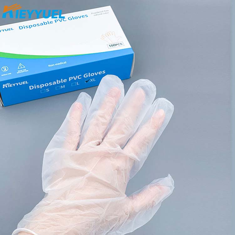 دستکش PVC یکبار مصرف